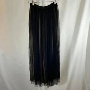 Mossimo Dutti Size 2 Tulle Skirt Black Lined Party